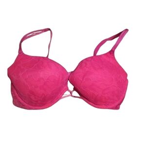 Victoria Secret Women Bra 36D Pink Lace